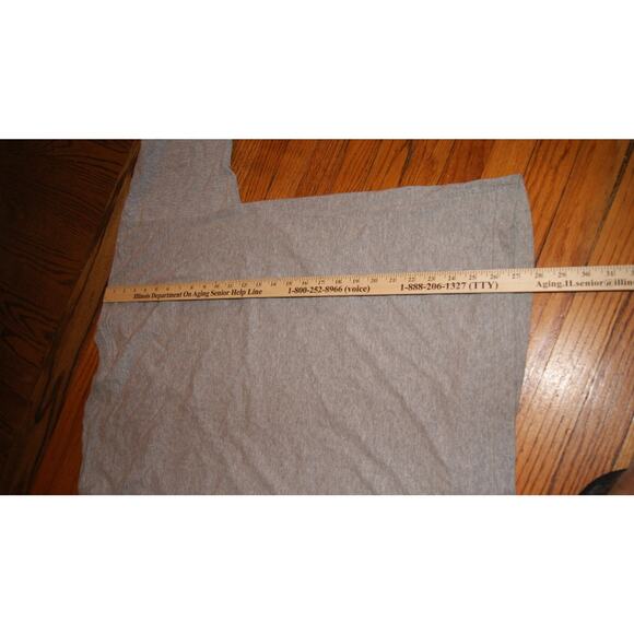 Bayside US NAVY College TShirt Mens Size XL Cotton USA Made Gray - Picture 8 of 8